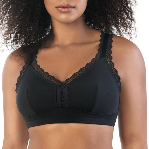 Parfait Dalis Wire-Free Full Bust Bralette, Black, 32K