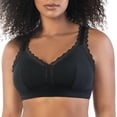 thumbnail image 1 of Parfait Dalis Wire-Free Full Bust Bralette, Black, 38K, 1 of 5