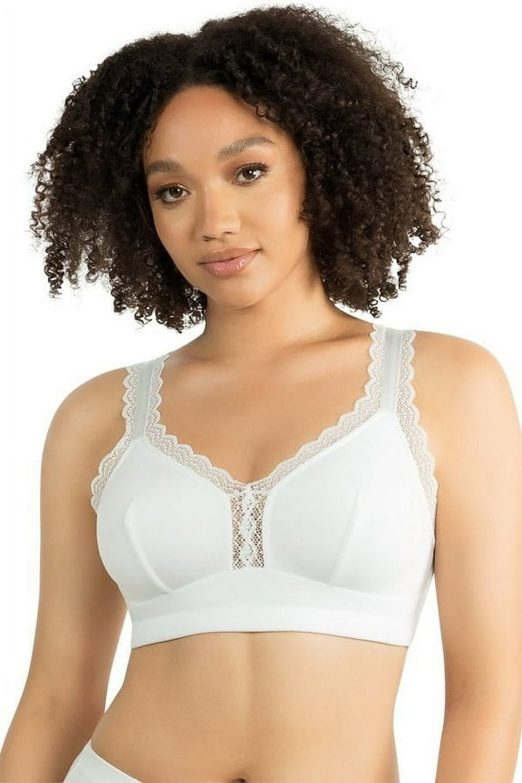 Women's Dalis Wire Free Bralette - Pearl White - 34H