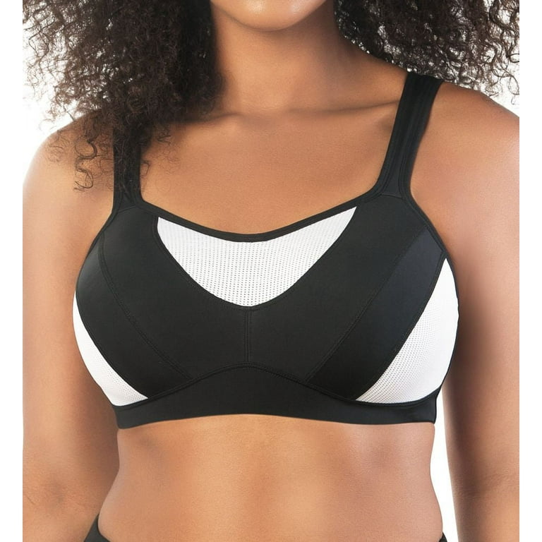 PARFAIT Women s Dynamic Mid High Impact Sports Bra Black 38G