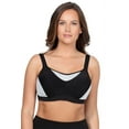 thumbnail image 1 of PARFAIT Women's Dynamic Mid-High Impact Sports Bra - Black - 44G, 1 of 4