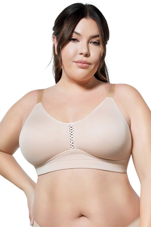 Women's Erika Wire-Free Seamless Bralette- Bare-40K
