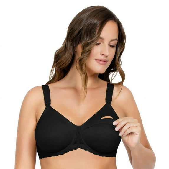 PARFAIT Women's Leila Nursing Bra Black - 36DDD