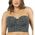 thumbnail image 1 of PARFAIT Women's Marissa Longline Strapless Bra Black Mosaic - 32D, 1 of 7