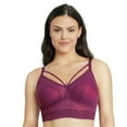 thumbnail image 1 of PARFAIT Women's Mia Dot Wire-Free Bralette Blackberry-36DD, 1 of 4