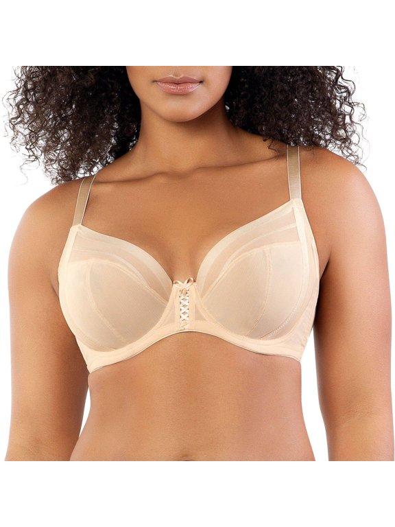Shea Full Bust Unlined Plunge Bra, Bare, 40D