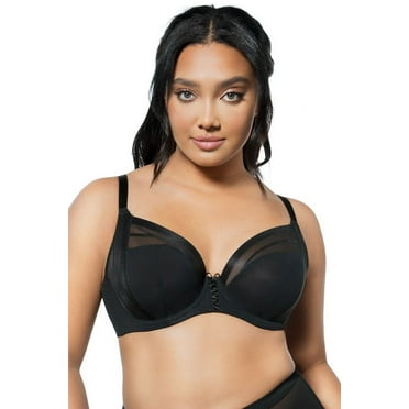 PARFAIT Women's Shea Plunge Unlined Bra - Black - 34DDD
