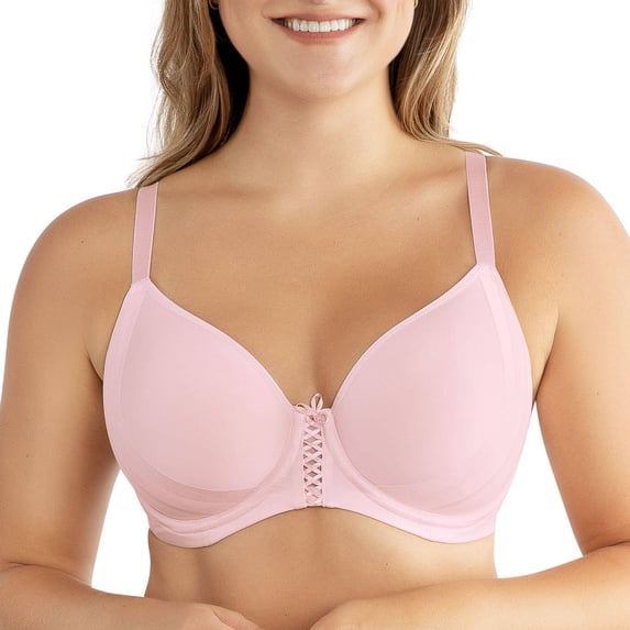 Parfait Shea Full Bust T-Shirt Bra, Petal Pink, 36DDD