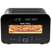PARGRILL 12 High Heat Electric Pizza Oven Outdoor and Indoor, 840 F Max Temp, Countertop Pizza Maker with 6 Cooking Modes, Pizza Stone Included