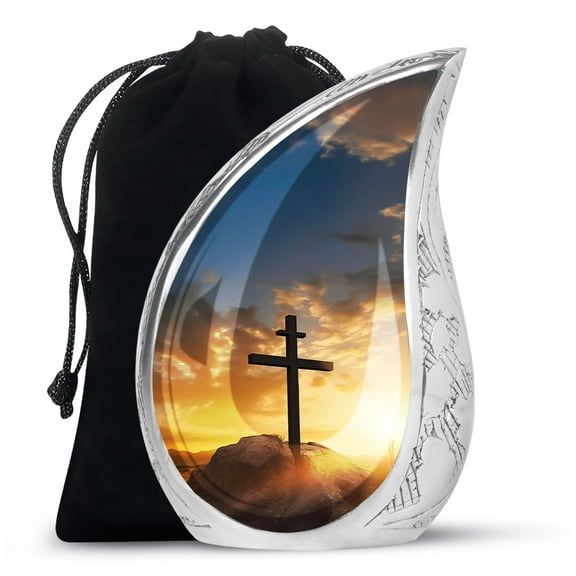 PARHUS Astronaut Standing Urn - Funeral Urns for Human Ashes Adult - Urns for Human Ashes Adult Man - Cremation Urn Large - Adult Cremation Urn - Urns for Ashes Adult (Size - 10inch)