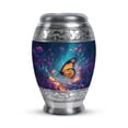 thumbnail image 1 of PARHUS Small Urns for Human Ashes Butterfly - Small Blue Urn - Miniature Urns - Urn for Men - 3 inch, 1 of 7