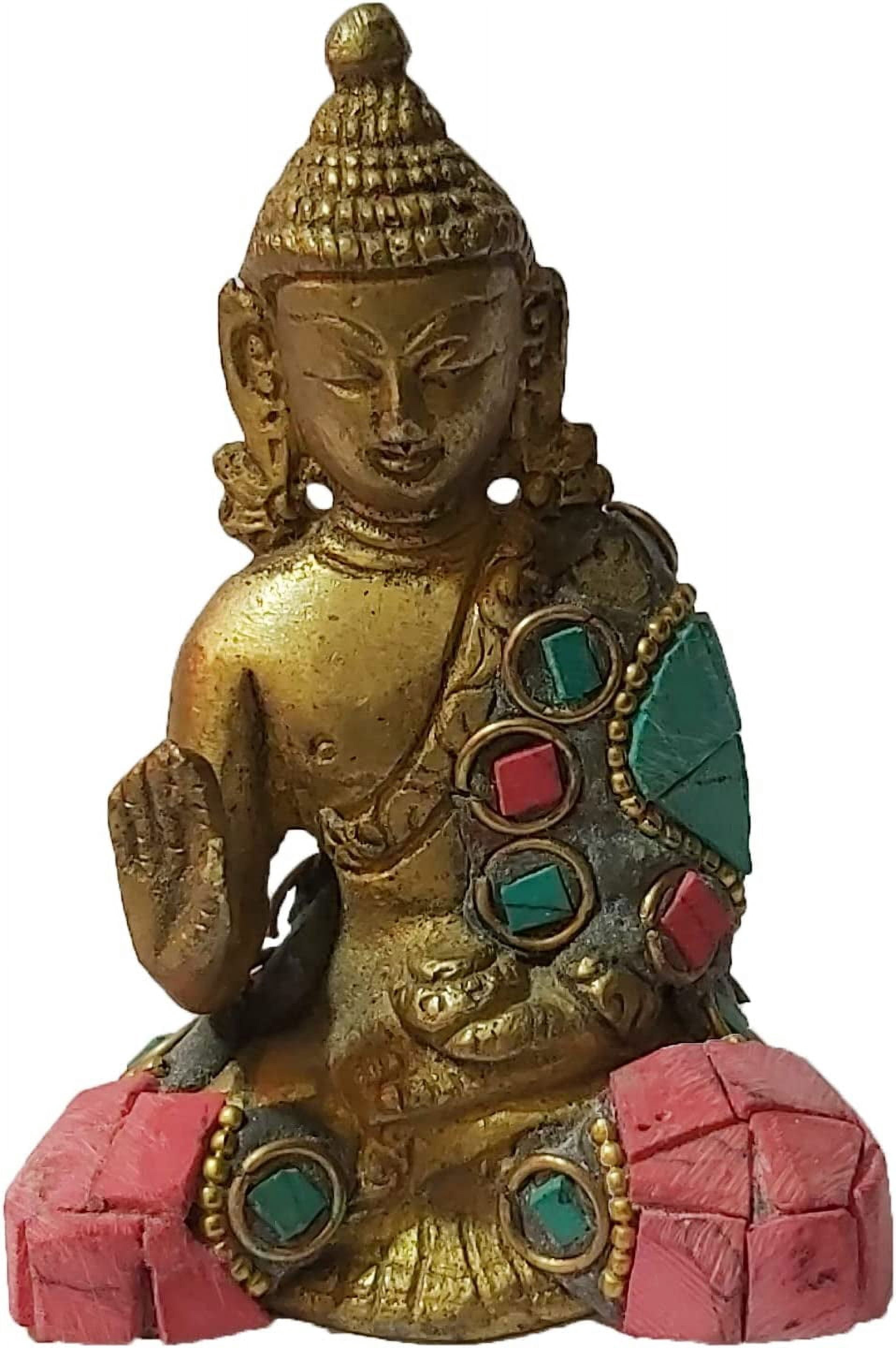 Guirlande Décorative Indienne PARIJAT HANDICRAFT | Laiton, Perles, Cloches Et Papillons | 63,5 Cm | Vintage, Fait Main