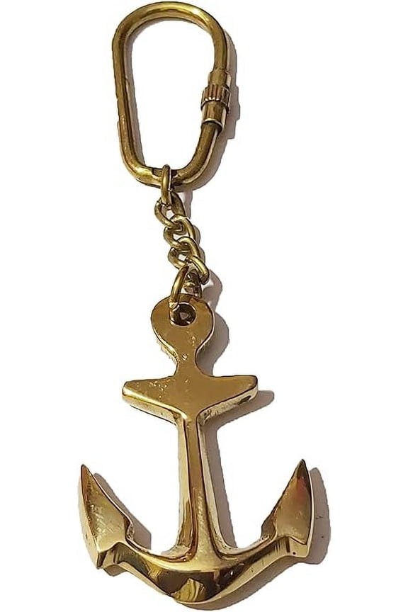 Brass Key Chain- Collectible Marine Nautical Key Rings from