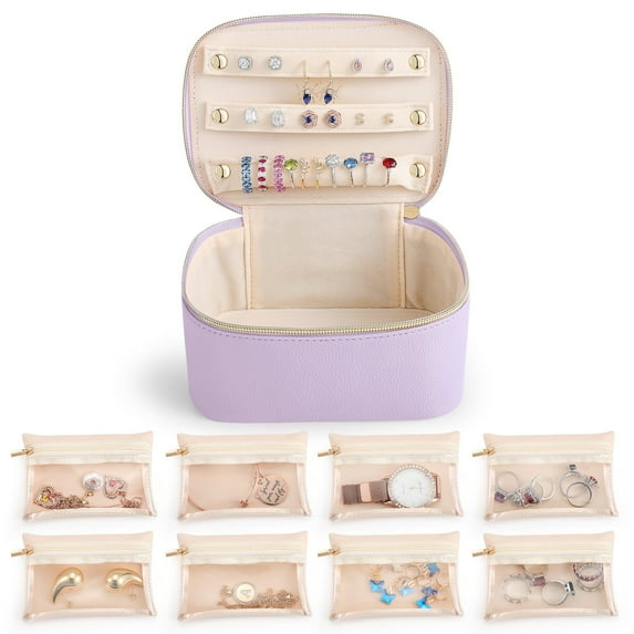 PARIMA Travel Jewelry Case Jewelry Organizers and Storage Travel Essentials Personalized Birthday Gift Women Teenage Teen Girl