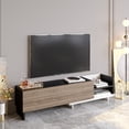 thumbnail image 1 of PARION TV STAND BLACK WHITE WALNUT, 1 of 5