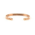 thumbnail image 1 of PARIS PRODUCTS Fabulous Cuff Bracelet In Stainless Steel Rose Gold, Birthday Gifts For Her Girls, Birthday Decorations Women 10th 13th 15th Sweet 16 16th 18th 21st 30th 40th 50th 60th th, 1 of 5