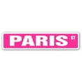 thumbnail image 1 of PARIS Street Sign Childrens Name Room Sign | Indoor/Outdoor |  24" Wide, 1 of 5