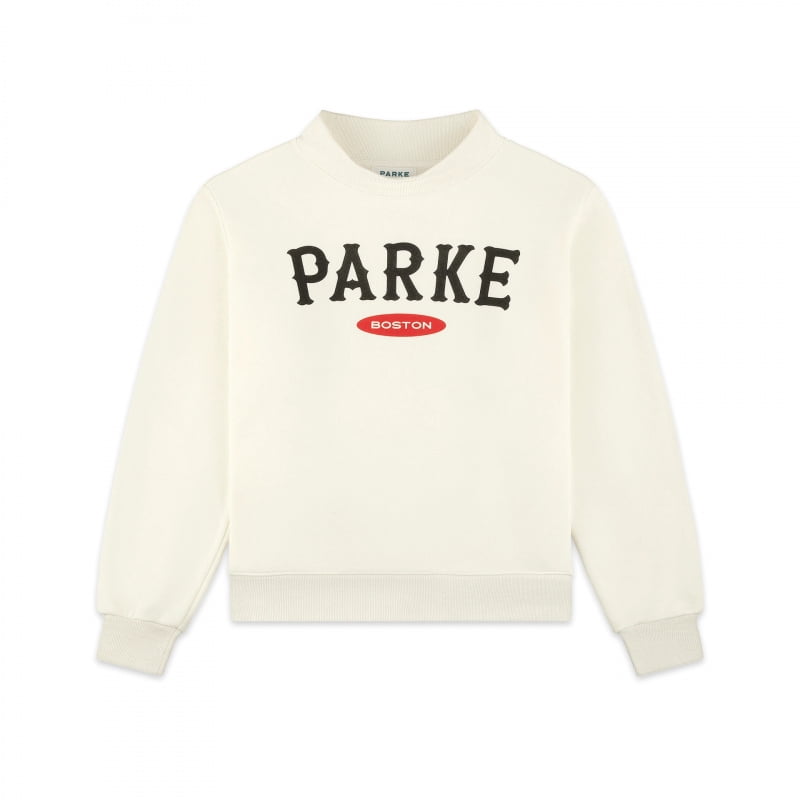 PARKE Unisex Printed Casual Crew Neck Hooded Sweatshirt