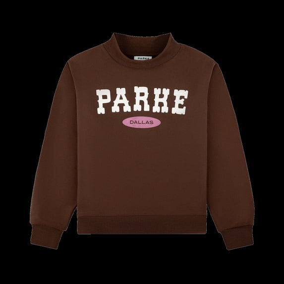 PARKE Unisex Printed Casual Crew Neck Hooded Sweatshirt