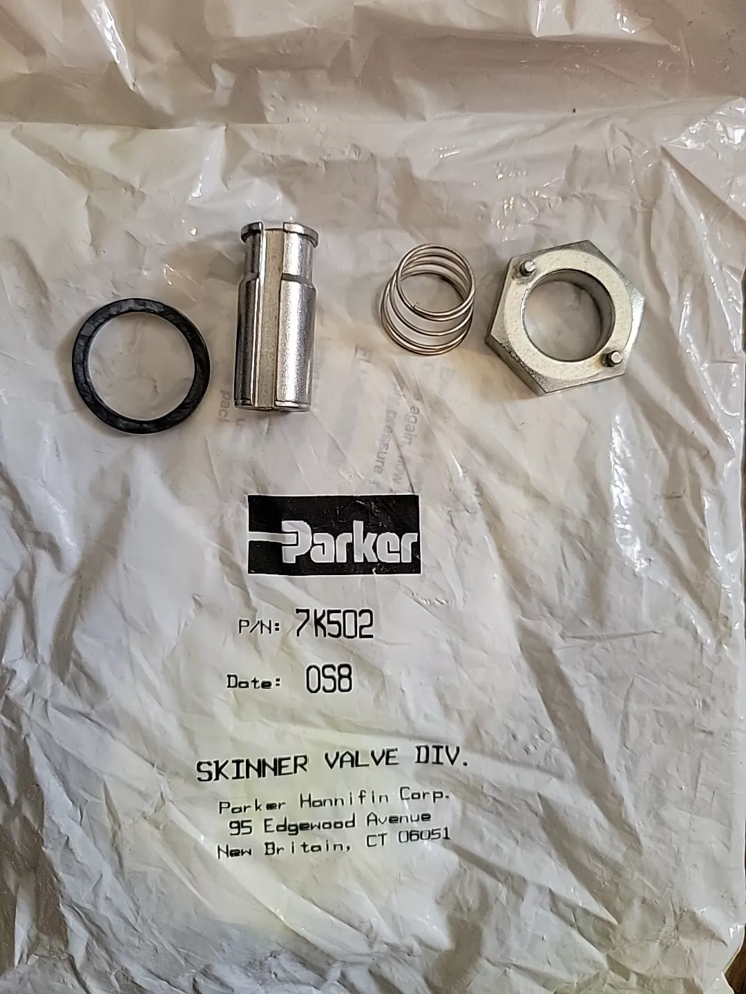 PARKER 7K502 VALVE KIT SKINNER VALVE SILVER