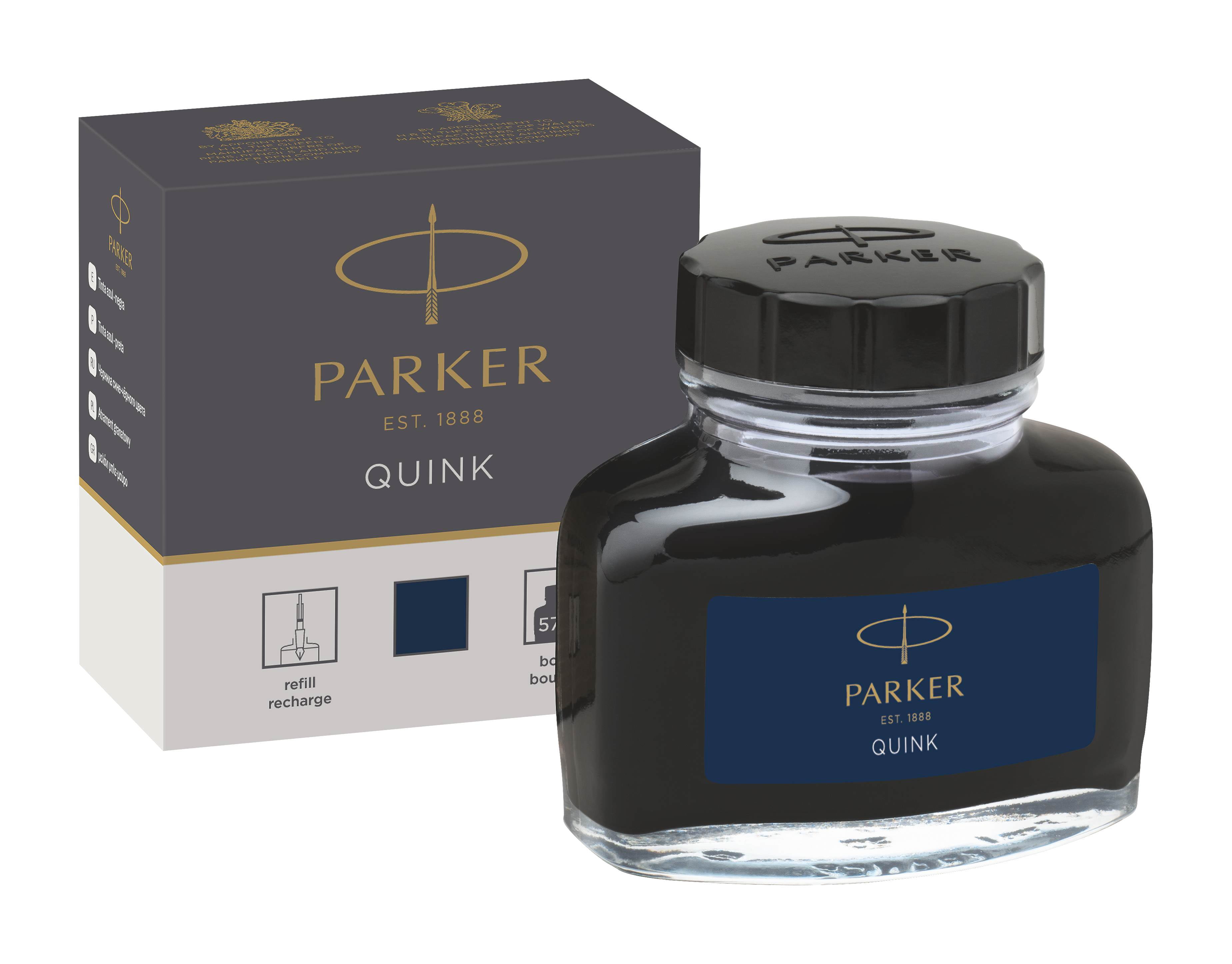 PARKER QUINK Ink Bottle Blue Black 57 ml Walmart com PARKER QUINK Ink Bottle Blue Black 57 ml Walmart com