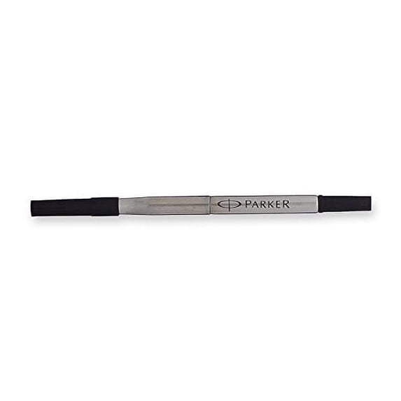 PARKER QUINK Rollerball Pen Ink Refill, Fine, Black, 1 Count