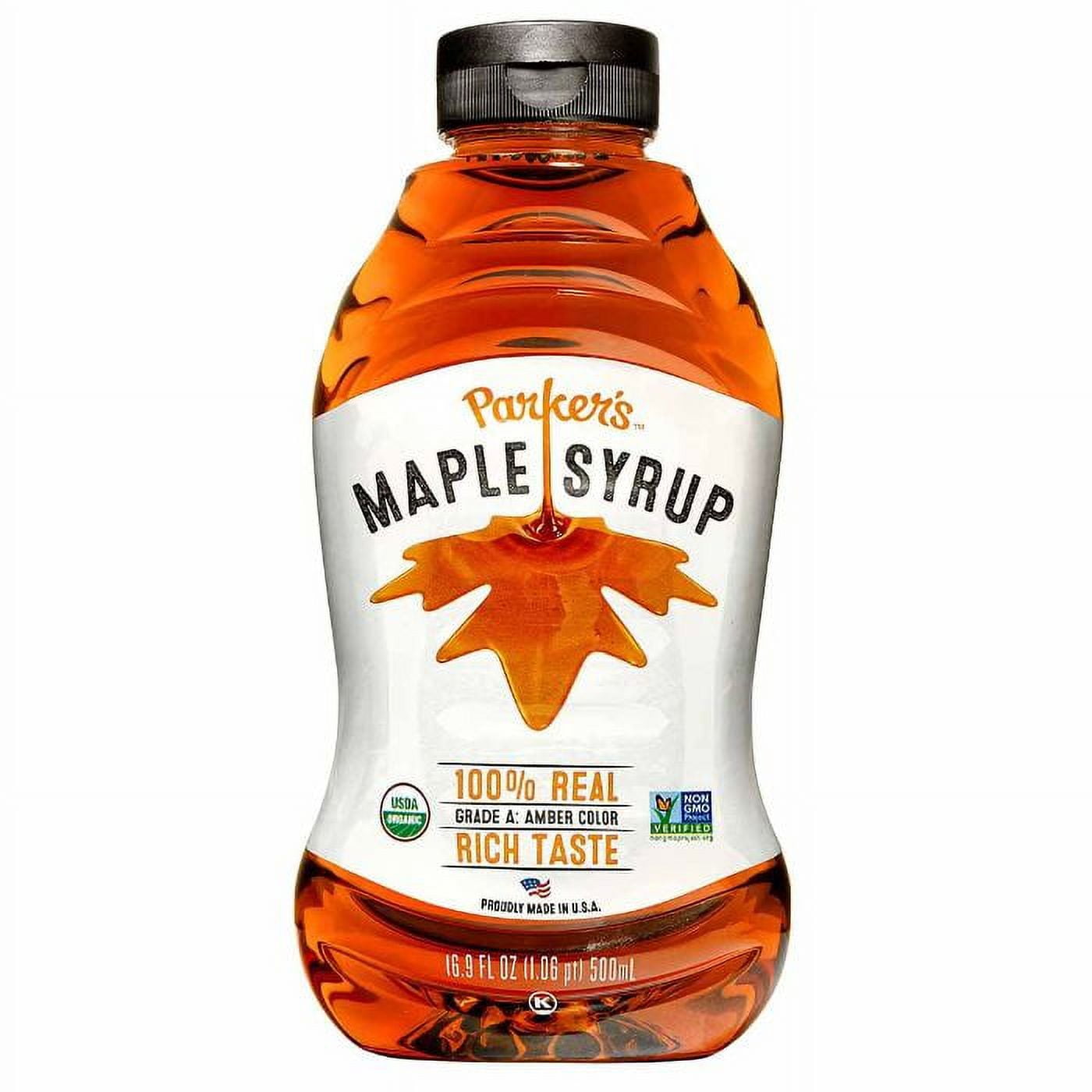 PARKERS REAL MAPLE SYRUP MAPLE SQUEEZE BOTTL 16.9 FO Pack of 6