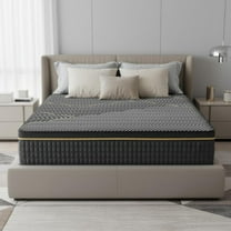 PARKWELL 12 inch King Mattress, Gel Memory Foam and Spring Hybrid Mattress, Medium Comfort King Size in a Box, Adult