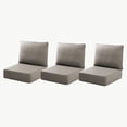 thumbnail image 1 of PARKWELL 6-Piece Outdoor Deep Seat Cushion Set, 22 x 24, Water Repellent, Fade Resistant, 6-Inch Thicken Deep Seat Bottom and Back Cushion for Chair, Sofa, and Couch, Gray, 1 of 8