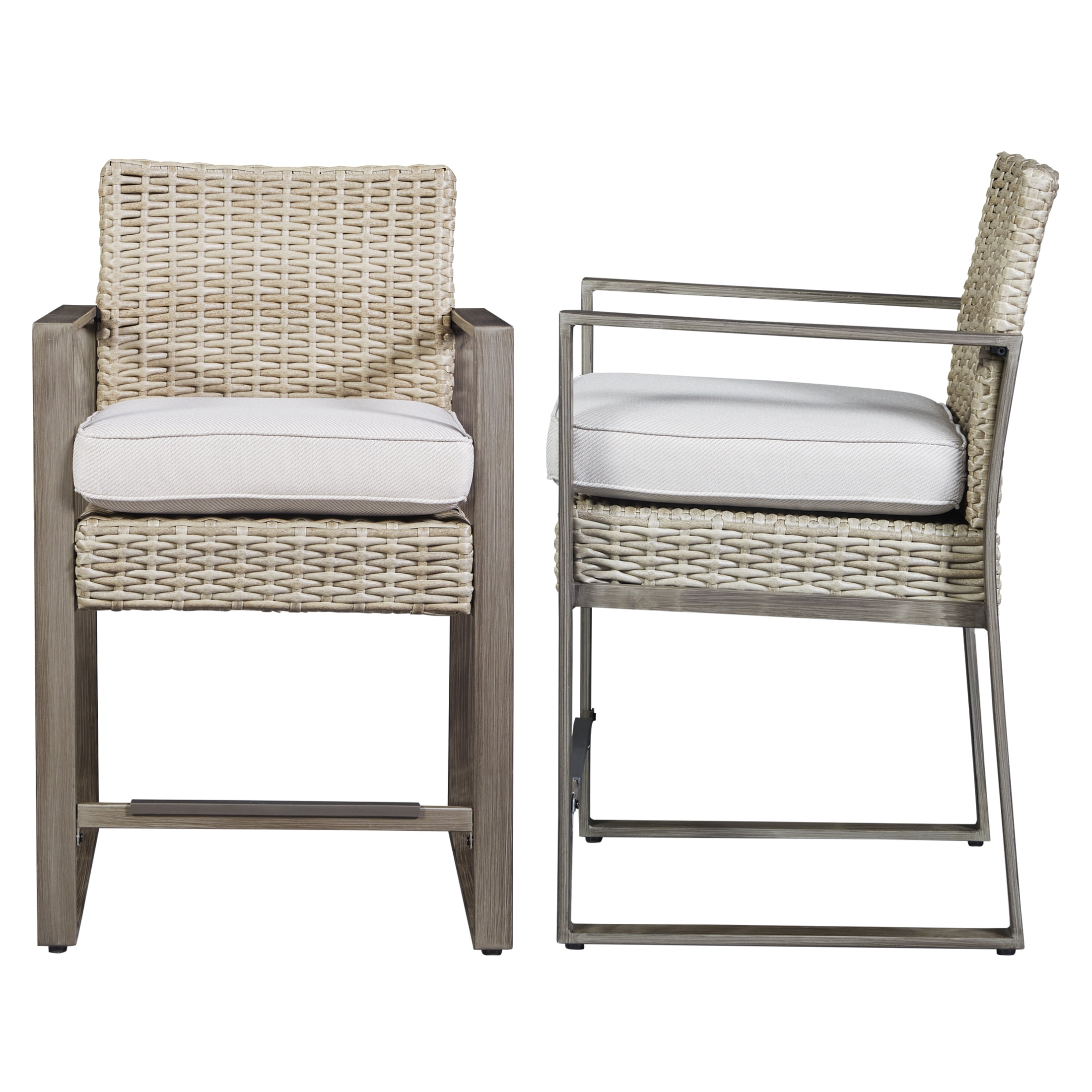 PARKWELL Bistro Chairs Set of 2,Patio Dining Armchair for Outdoor ...