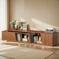thumbnail image 1 of PARKWELL Modern Extendable TV Stand for 110" TVs, Media Console Center with Adjustable Length,Sliding Door and Storage Cabinets for Living Room, 1 of 9