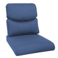 thumbnail image 1 of PARKWELL Outdoor 2-Piece Deep Seat Cushion Set,22 x 25,Water Repellant, Fade Resistant, Deep Seat Bottom and Back Cushion for Chair, Sofa, and Couch,Navy, 1 of 8