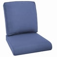 thumbnail image 1 of PARKWELL Outdoor 24" x 22" 2 Piece Deep Seat Cushion Set, Water Repellent, Fade Resistant, Deep Seat Bottom and Back Cushion for Chair, Sofa, and Couch,Navy, 1 of 7