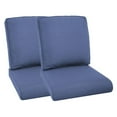 thumbnail image 1 of PARKWELL Outdoor 24" x 22" 4 Piece Deep Seat Cushion Set, Water Repellent, Fade Resistant, Deep Seat Bottom and Back Cushion for Chair, Sofa, and Couch,Navy, 1 of 7