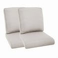 thumbnail image 1 of PARKWELL Outdoor 24" x 22" 4 Piece Deep Seat Cushion Set, Water Repellent, Fade Resistant, Deep Seat Bottom and Back Cushion for Chair, Sofa, and Couch,Beige, 1 of 7