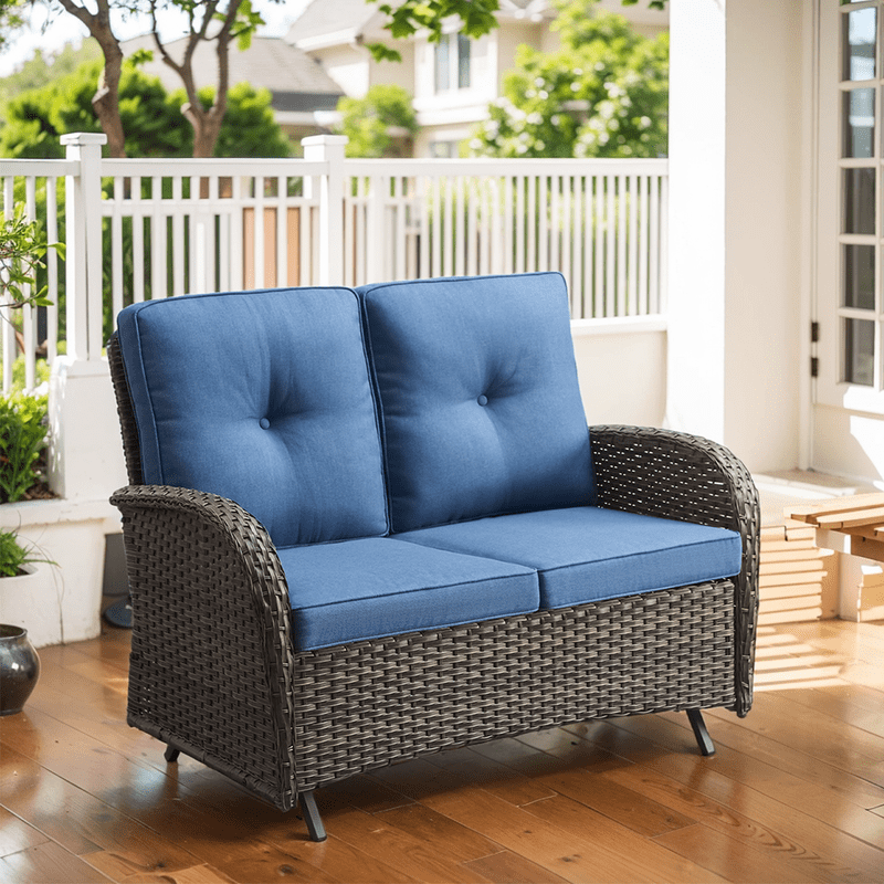 Loveseat glider cushions deals