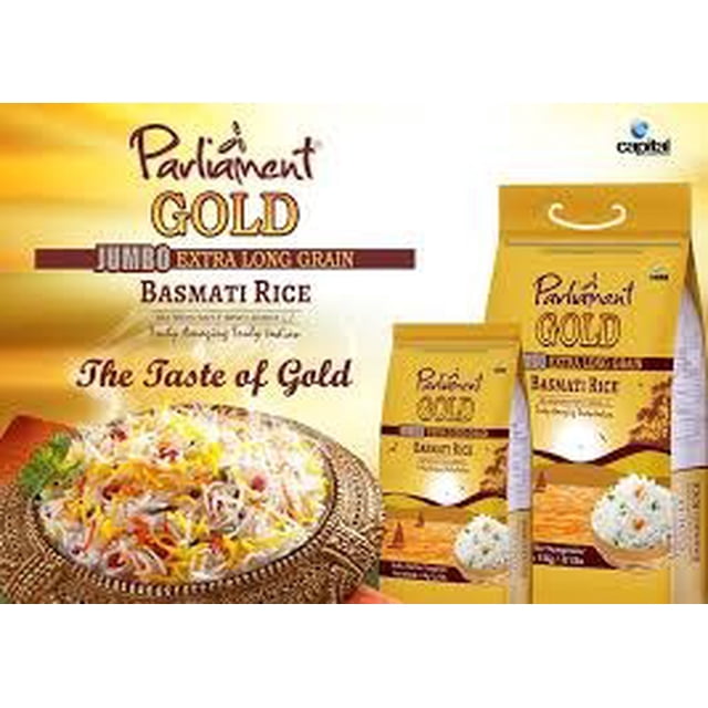 Parliament Rozana Rice Gold Basmati Rice 10lb | Flavored rice for food distributors - Walmart ...