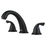 PARLOS 2-Handle Widespread Bathroom Sink Faucet, Matte Black