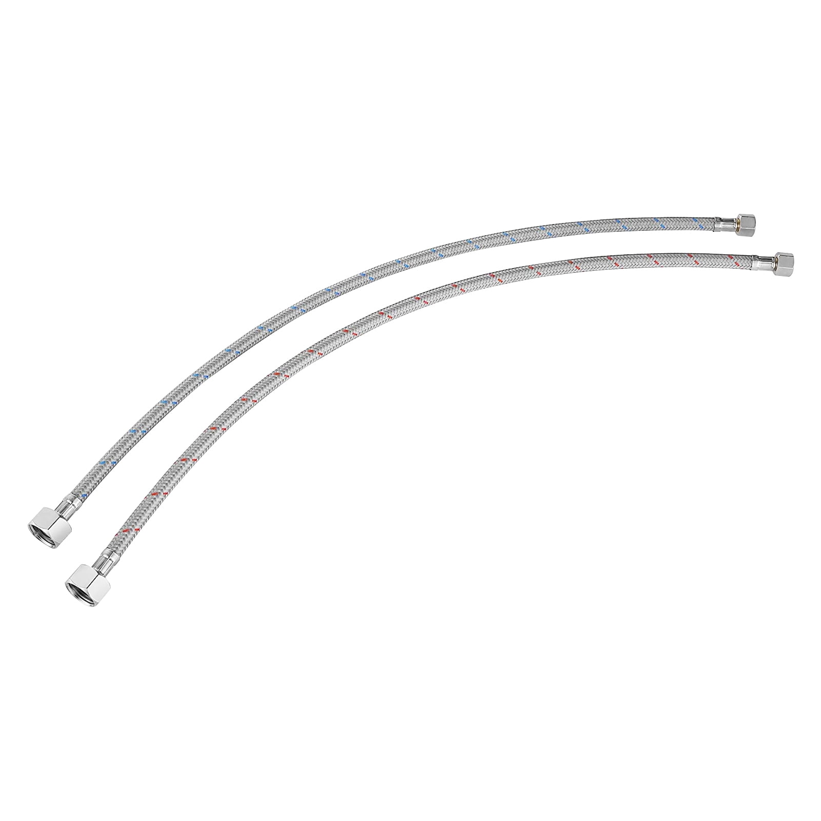 PARLOS 24 Inch Faucet Water Supply Lines cUPC CERTIFIED with 9/16-24 ...