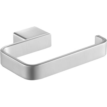 PARLOS All Brass Construction Toilet Paper Holder Tissue Roll Hanger,Brushed Nickel