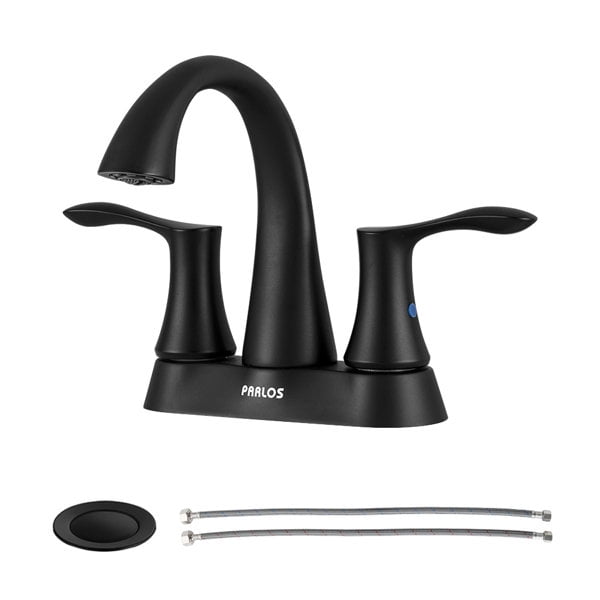 PARLOS Centerset 2-Handle Bathroom Faucet with Drain Assembly