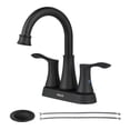 thumbnail image 1 of PARLOS Swivel Spout 2-Handle Bathroom Sink Faucet, Matte Black, 1 of 11