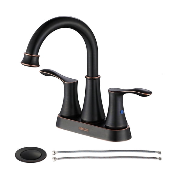PARLOS Bathroom Sink Faucet, Oil Rubbed Bronze, Durable Rustproof Stainless Design