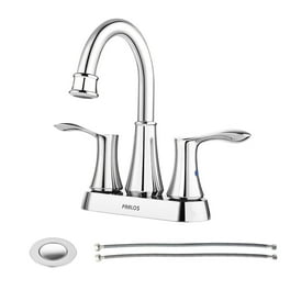 Pfister Pfirst Series 2-Handle 4" Centerset Bathroom Faucet - Polished Chrome, Water-Efficient
