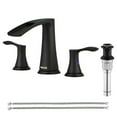 thumbnail image 1 of PARLOS Widespread 2-handle Waterfall Bathroom Faucet with Drain Assembly, 1 of 7