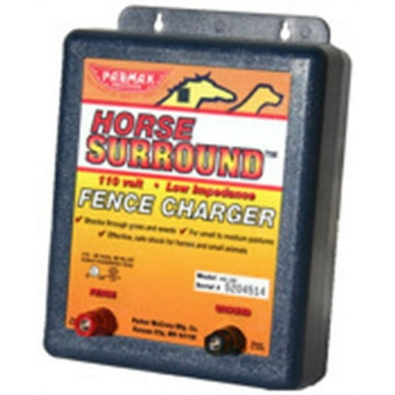 PARMAK HORSE SURROUND FENCE CHARGER RED 5 MILE