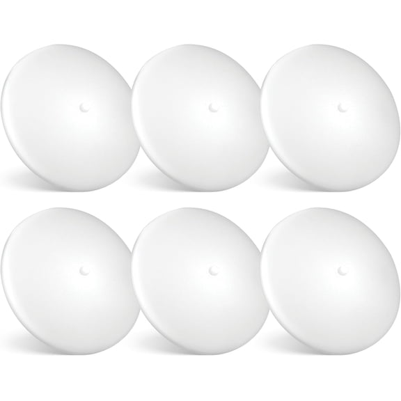 PARMIDA (6 Pack) LED RV Dome Ceiling Lights 5CCT, On/Off Switch, Dimmable, Surface Mount Interior Puck Light, Slim Motorhome, Trailer, Camper Lighting, 5W, 27/3/35/4/5/6K, Damp Location, 4.5 Inch