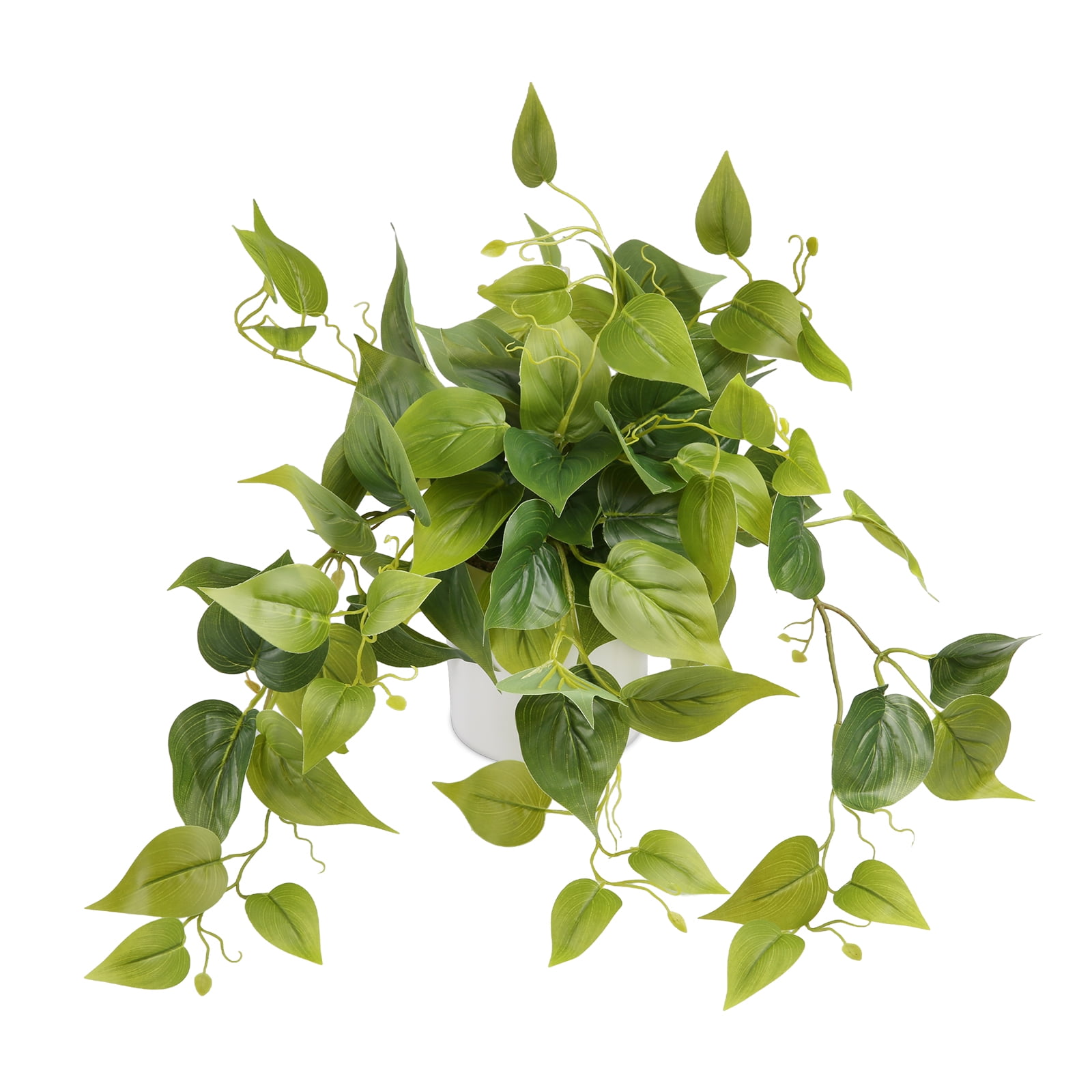 PARMPH Artificial Desk Plants with Imitation Ceramic Pot, Realistic