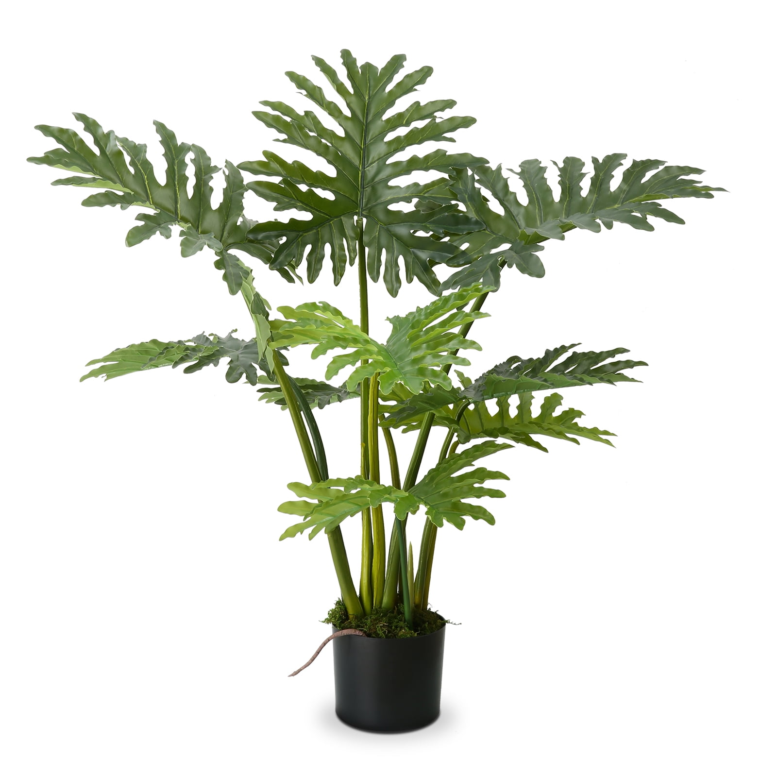 PARMPH Artificial Tree Plant Lacy Tree philodendron Tree 3FT Tall, Modern Large Fake Plants Tree