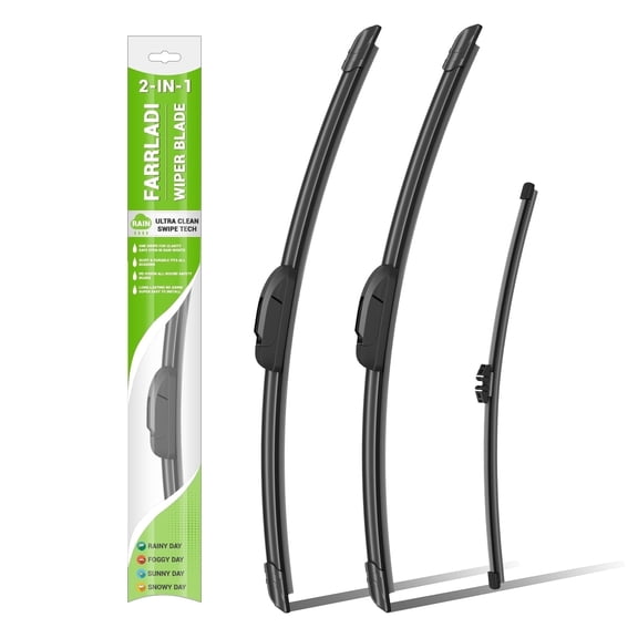 Windshield Wipers Replacement for Ford Expedition 2018-2023/Lincoln Navigator 2018-2023,OEM Quality Premium All-Season Front Rear Wiper Blades-22"+22"+11"(Pack of 3)